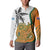 Custom Fiji And Australia Rugby Button Sweatshirt Fijian Palm Tree Mix Aussie Kangaroo