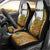 Custom Fiji And Australia Rugby Car Seat Cover Fijian Palm Tree Mix Aussie Kangaroo