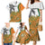 Custom Fiji And Australia Rugby Family Matching Mermaid Dress and Hawaiian Shirt Fijian Palm Tree Mix Aussie Kangaroo