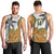 Custom Fiji And Australia Rugby Men Tank Top Fijian Palm Tree Mix Aussie Kangaroo