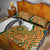 Custom Fiji And Australia Rugby Quilt Bed Set Fijian Palm Tree Mix Aussie Kangaroo