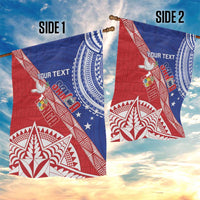 Tonga and Samoa Rugby Custom Garden Flag Ikale Tahi Manu Samoa Together LT14 - Polynesian Pride