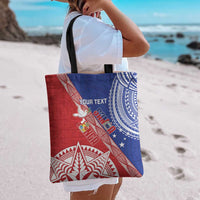 Tonga and Samoa Rugby Custom Tote Bag Ikale Tahi Manu Samoa Together LT14 - Polynesian Pride