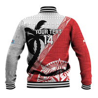 Fiji and Tonga Rugby Custom Baseball Jacket Flying Fijians Ikale Tahi Together Pacific LT14 - Polynesian Pride