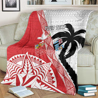Fiji and Tonga Rugby Custom Blanket Flying Fijians Ikale Tahi Together Pacific LT14 - Polynesian Pride