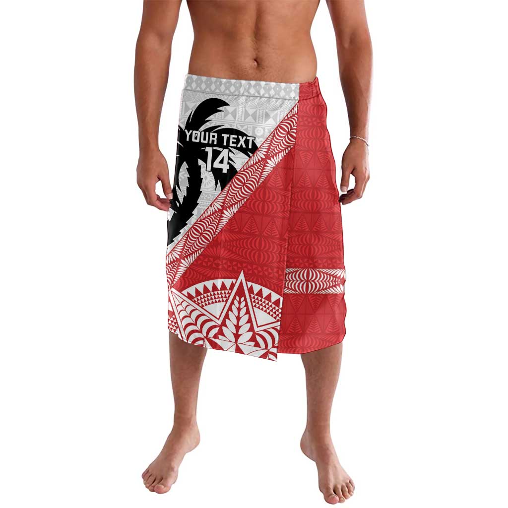 Fiji and Tonga Rugby Custom Lavalava Flying Fijians Ikale Tahi Together Pacific LT14 Red - Polynesian Pride