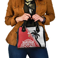 Fiji and Tonga Rugby Custom Shoulder Handbag Flying Fijians Ikale Tahi Together Pacific LT14 - Polynesian Pride