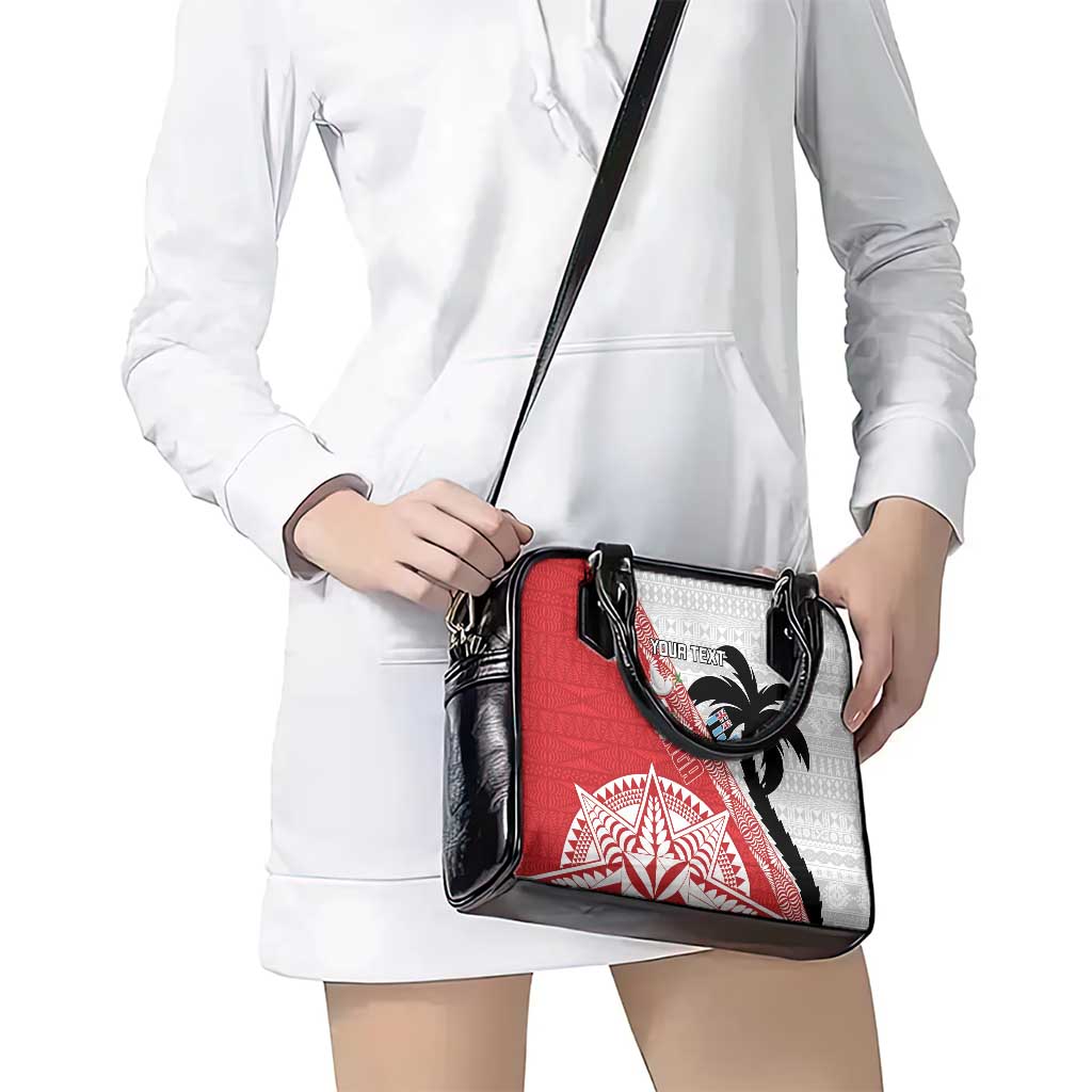 Fiji and Tonga Rugby Custom Shoulder Handbag Flying Fijians Ikale Tahi Together Pacific LT14 - Polynesian Pride