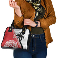 Fiji and Tonga Rugby Custom Shoulder Handbag Flying Fijians Ikale Tahi Together Pacific LT14 - Polynesian Pride