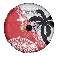 Fiji and Tonga Rugby Custom Spare Tire Cover Flying Fijians Ikale Tahi Together Pacific LT14 - Polynesian Pride