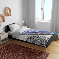 Fiji an Samoa Rugby Custom Bedding Set Flying Fijians Manu Samoa Together Pacific LT14 - Polynesian Pride