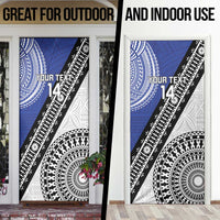 Fiji an Samoa Rugby Custom Door Cover Flying Fijians Manu Samoa Together Pacific LT14 - Polynesian Pride