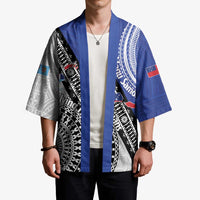 Fiji an Samoa Rugby Custom Kimono Flying Fijians Manu Samoa Together Pacific LT14 - Polynesian Pride