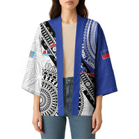 Fiji an Samoa Rugby Custom Kimono Flying Fijians Manu Samoa Together Pacific LT14 - Polynesian Pride