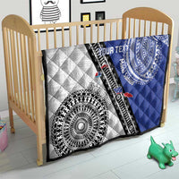 Fiji an Samoa Rugby Custom Quilt Flying Fijians Manu Samoa Together Pacific LT14 - Polynesian Pride
