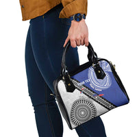 Fiji an Samoa Rugby Custom Shoulder Handbag Flying Fijians Manu Samoa Together Pacific LT14 - Polynesian Pride