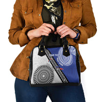 Fiji an Samoa Rugby Custom Shoulder Handbag Flying Fijians Manu Samoa Together Pacific LT14 - Polynesian Pride