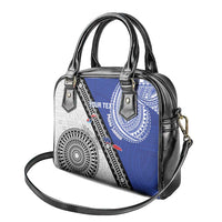 Fiji an Samoa Rugby Custom Shoulder Handbag Flying Fijians Manu Samoa Together Pacific LT14 - Polynesian Pride
