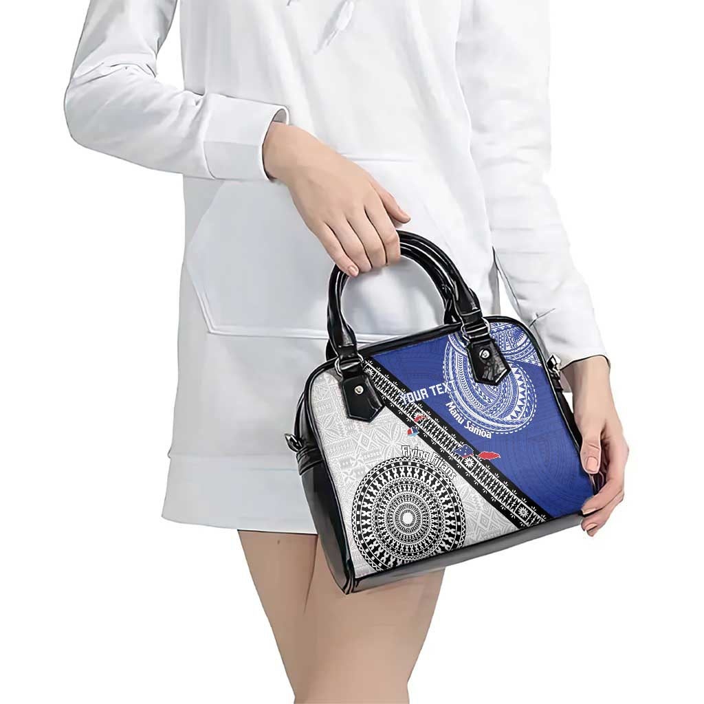 Fiji an Samoa Rugby Custom Shoulder Handbag Flying Fijians Manu Samoa Together Pacific LT14 - Polynesian Pride