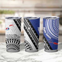 Fiji an Samoa Rugby Tumbler Cup Flying Fijians Manu Samoa Together Pacific LT14 - Polynesian Pride