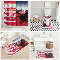 USA and Japan Rugby Custom Bathroom Set Eagles Brave Blossoms Together Pacific LT14 - Polynesian Pride