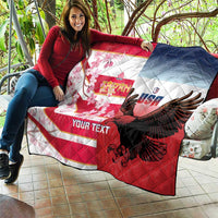 USA and Japan Rugby Custom Quilt Eagles Brave Blossoms Together Pacific LT14 - Polynesian Pride