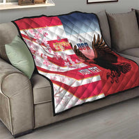 USA and Japan Rugby Custom Quilt Eagles Brave Blossoms Together Pacific LT14 - Polynesian Pride