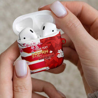Canada and Japan Rugby Custom AirPods Case Canucks Brave Blossoms Together Pacific LT14 - Polynesian Pride