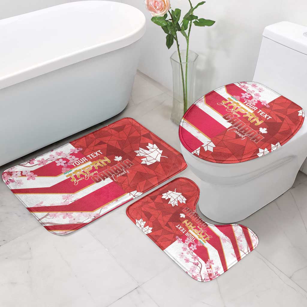 Canada and Japan Rugby Custom Bathroom Set Canucks Brave Blossoms Together Pacific LT14 - Polynesian Pride