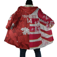 Canada and Japan Rugby Custom Cloak Canucks Brave Blossoms Together Pacific LT14 - Polynesian Pride