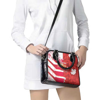 Canada and Japan Rugby Custom Shoulder Handbag Canucks Brave Blossoms Together Pacific LT14 - Polynesian Pride