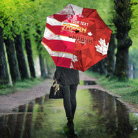 Canada and Japan Rugby Custom Umbrella Canucks Brave Blossoms Together Pacific LT14 - Polynesian Pride