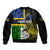 Personalised South Sea Islanders Bomber Jacket Kanakas With New Caledonia Coat Of Arms LT14 - Polynesian Pride