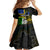 Personalised South Sea Islanders Kid Short Sleeve Dress Kanakas With New Caledonia Coat Of Arms LT14 - Polynesian Pride