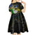 Personalised South Sea Islanders Kid Short Sleeve Dress Kanakas With New Caledonia Coat Of Arms LT14 - Polynesian Pride