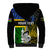 Personalised South Sea Islanders Sherpa Hoodie Kanakas With New Caledonia Coat Of Arms LT14 - Polynesian Pride