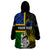 Personalised South Sea Islanders Wearable Blanket Hoodie Kanakas With New Caledonia Coat Of Arms LT14 - Polynesian Pride