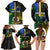 Personalised South Sea Islanders Family Matching Long Sleeve Bodycon Dress and Hawaiian Shirt Kanakas With Vanuatu Coat Of Arms LT14 - Polynesian Pride