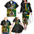 Personalised South Sea Islanders Family Matching Off Shoulder Long Sleeve Dress and Hawaiian Shirt Kanakas With Vanuatu Coat Of Arms LT14 - Polynesian Pride