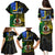 Personalised South Sea Islanders Family Matching Puletasi Dress and Hawaiian Shirt Kanakas With Vanuatu Coat Of Arms LT14 - Polynesian Pride