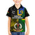 Personalised South Sea Islanders Family Matching Puletasi Dress and Hawaiian Shirt Kanakas With Vanuatu Coat Of Arms LT14 Son's Shirt Black - Polynesian Pride