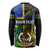 Personalised South Sea Islanders Long Sleeve Shirt Kanakas With Vanuatu Coat Of Arms LT14 - Polynesian Pride