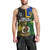 Personalised South Sea Islanders Men Tank Top Kanakas With Vanuatu Coat Of Arms LT14 - Polynesian Pride