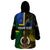 Personalised South Sea Islanders Wearable Blanket Hoodie Kanakas With Vanuatu Coat Of Arms LT14 - Polynesian Pride