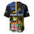 Personalised South Sea Islanders Baseball Jersey Kanakas With Fiji Coat Of Arms LT14 - Polynesian Pride