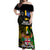 Personalised South Sea Islanders Off Shoulder Maxi Dress Kanakas With Fiji Coat Of Arms LT14 Women Black - Polynesian Pride