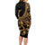 polynesia-long-sleeve-bodycon-dress-fish-hook-tattoo-go-fishing-polynesian-pattern-gold