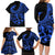 polynesia-family-matching-long-sleeve-bodycon-dress-and-hawaiian-shirt-fish-hook-tattoo-go-fishing-polynesian-pattern-blue