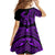 Polynesia Family Matching Puletasi Dress and Hawaiian Shirt Fish Hook Tattoo Go Fishing Polynesian Pattern Purple LT14 - Polynesian Pride