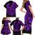 polynesia-family-matching-short-sleeve-bodycon-dress-and-hawaiian-shirt-fish-hook-tattoo-go-fishing-polynesian-pattern-purple